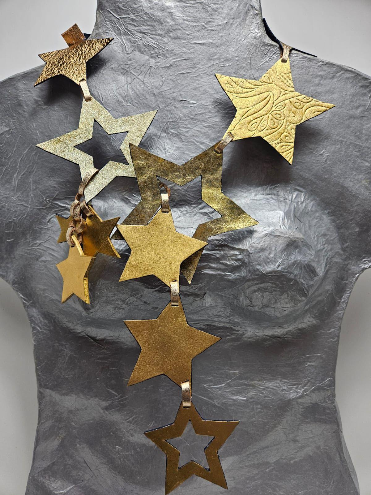 Collar hecho a mano Estrellas