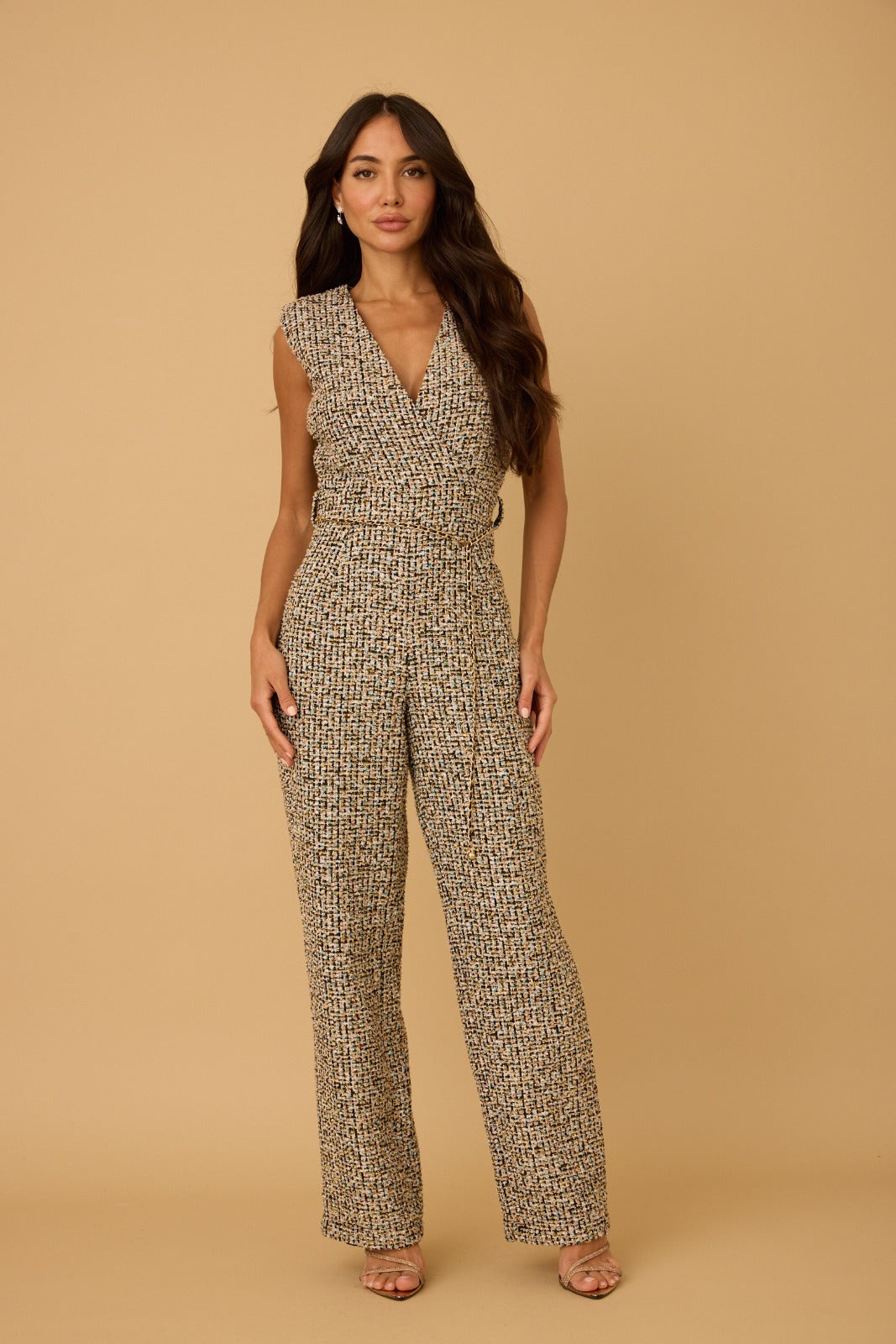 Jumpsuit AuroraV-neck design